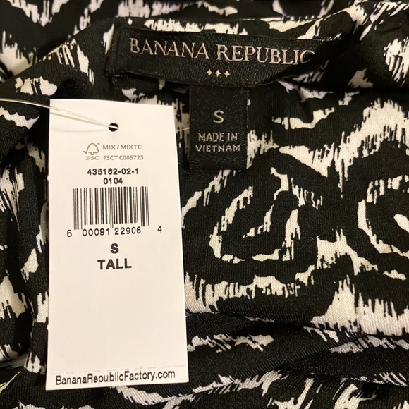 Banana Republic Factory Rouched Mid Dress - S Tall - Picture 5 of 6